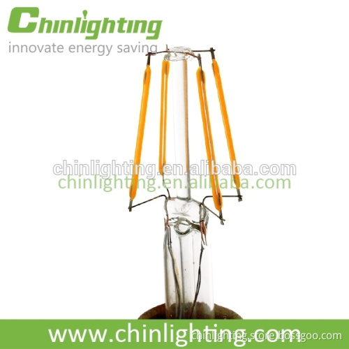 Gold S21 ST64 UL edison bulb led filament ST64 100LM/W 2200K gold surface light